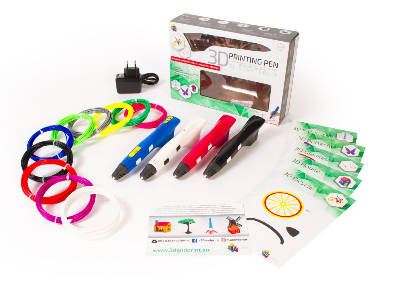 3Dmate TRIO Complete 3D Pen Design Kit